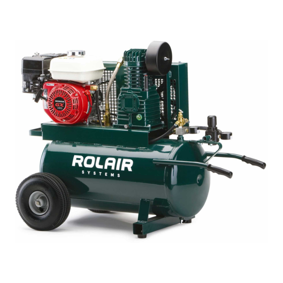 Rolair 4090HK17/20 Wheeled Gas Compressor Manuals