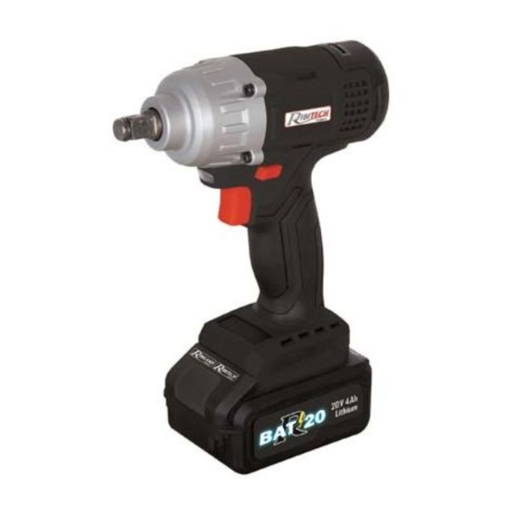 Ribimex RIBITECH PRBAT20/CC4 User And Maintenance Manual