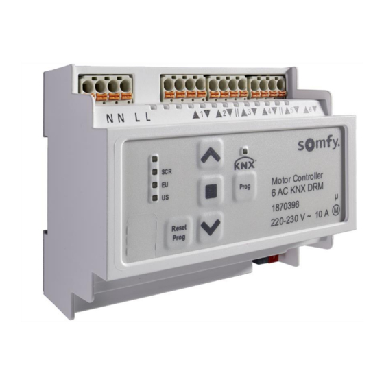 SOMFY animeo 6 AC KNX DRM Operating Manual