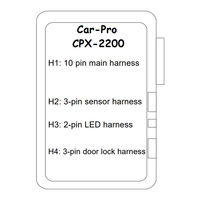 Autopage Car-Pro CPX-2200 Installation & Operation Manual