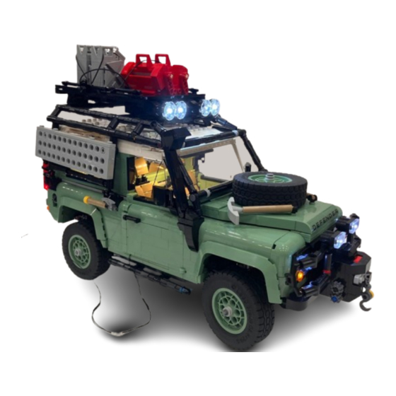 Glow Bricks Lego LandRover Classic Defender 90 10317 Installation Manual