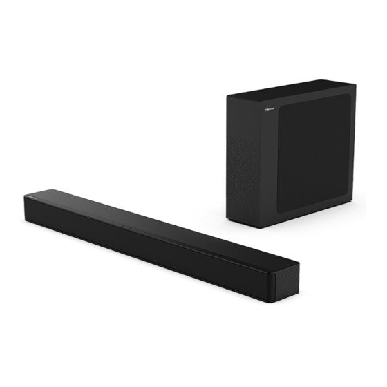 Hisense HS2100 Quick Start Manual