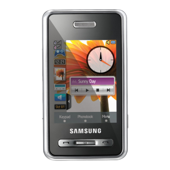 Samsung SGH-D980 Service Manual