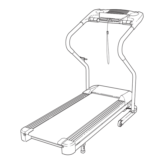 Weslo Cadence 600 Treadmill Manuale D'istruzioni
