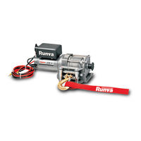 Runva EWX2000 Assembly & Operating Instructions