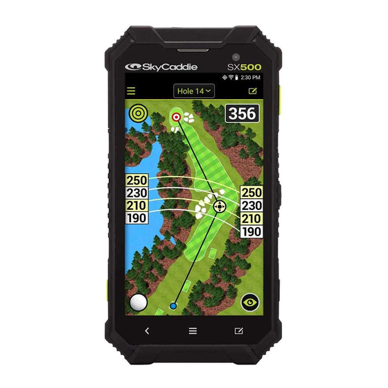 SkyCaddie SX500 User Manual