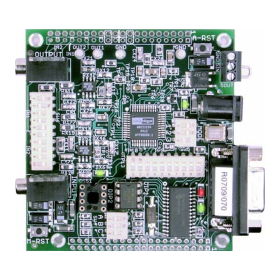 Anadigm Servenger PAM-5002R Series Quick Start Manual