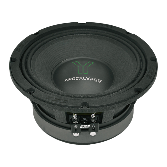 Deaf Bonce Apocalypse AP-W80 Owner's Manual