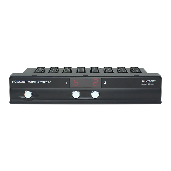 Shinybow USA SB-5525 Instruction Manual