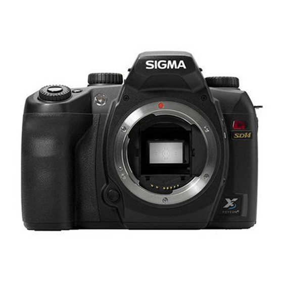 Sigma SD14 Specification Sheet