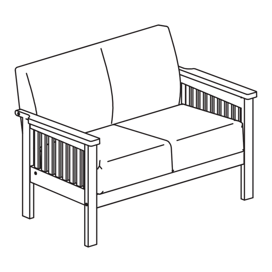 MAZIN FURNITURE Lewiston 1104BR-2 Assembly Instruction