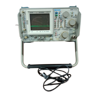 Tektronix 494A Service Manual