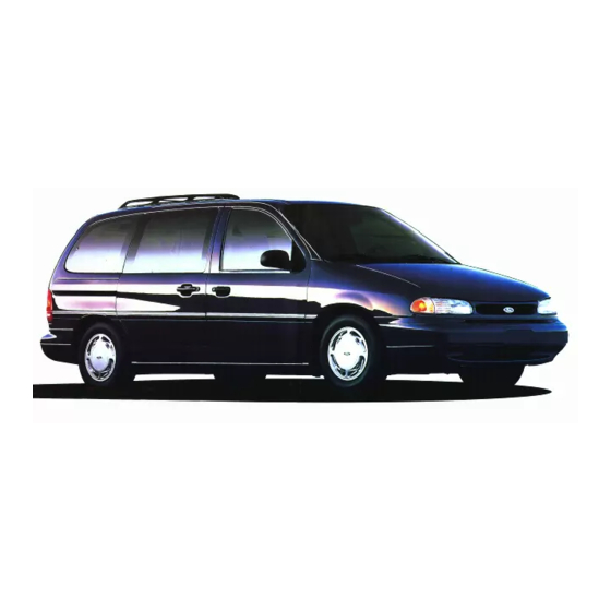Ford Windstar Owner's Manual