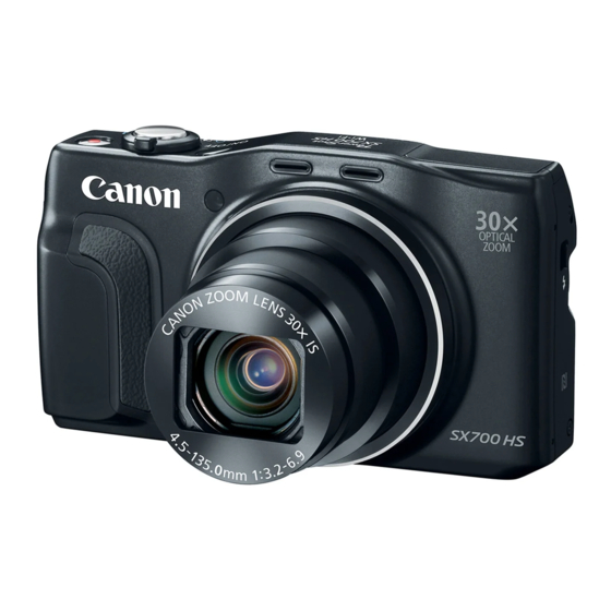 Canon PowerShot SX700 HS Getting Started