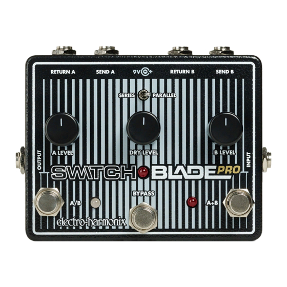 Electro-Harmonix Switchblade Pro Manual
