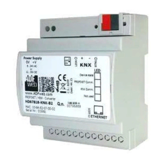 ADF Web HD67810-KNX-B2 User Manual