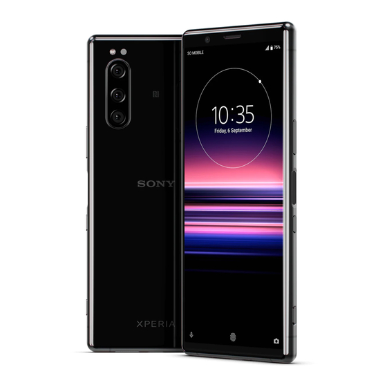 Sony XPERIA 5 Startup Manual