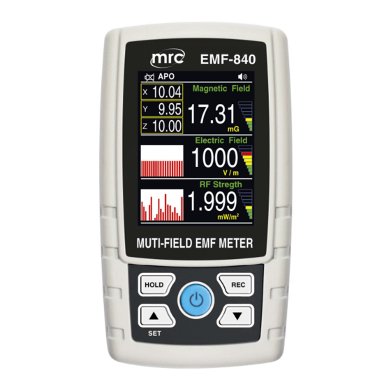 MRC EMF-840 Operation Manual