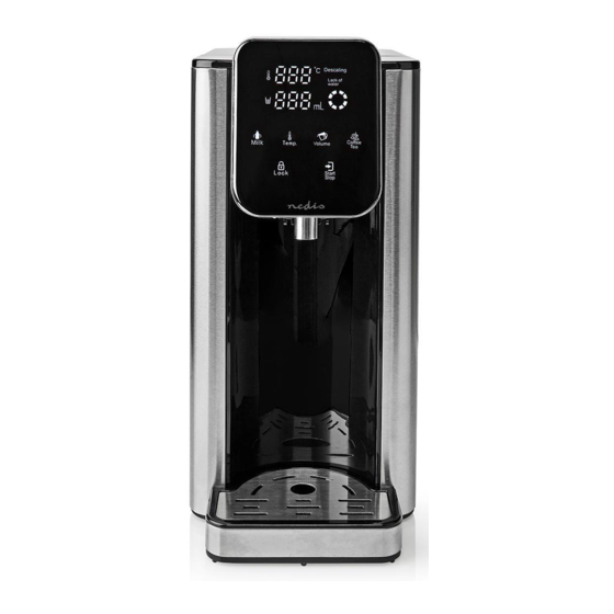 nedis KAWD300FBK Hot Water Dispenser Manuals