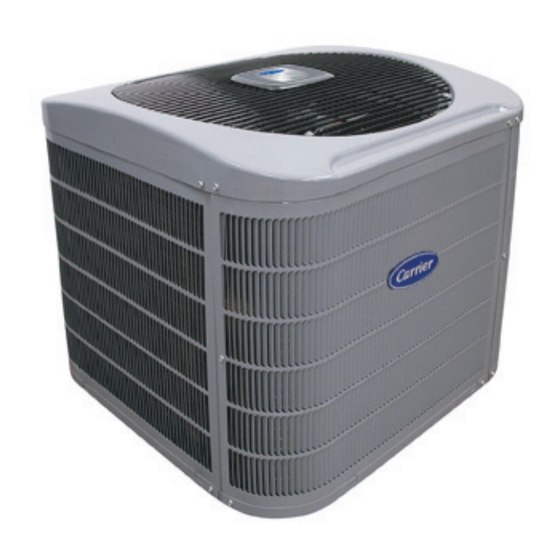 Carrier COMFORT SERIES 25HCR Installation Instructions Manual