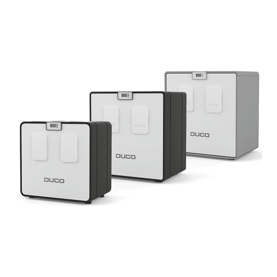 Duco DucoBox Energy Comfort Series Installation Manual