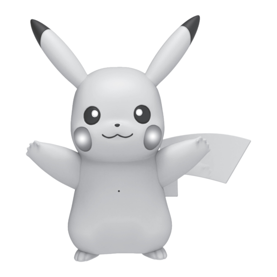 Pokemon TRaIN & PLAY DELUXE PIKACHU Manual