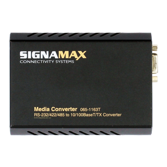 SignaMax 065-1163T Manuals