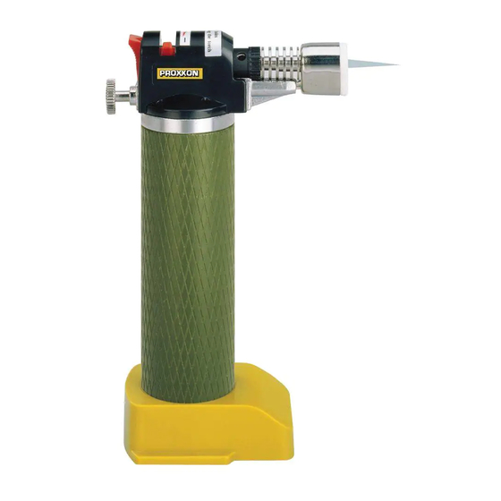 Proxxon MICROFLAME MFB/E User Instructions