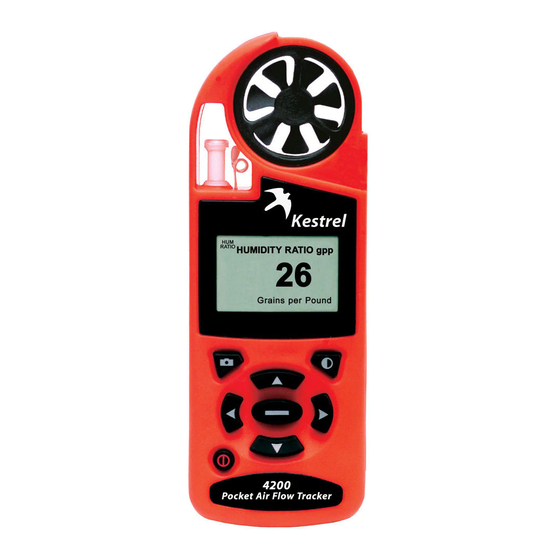 Kestrel 4200 Instruction Manual