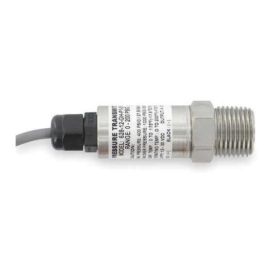 Dwyer Instruments 626 Series Installation And Operating Instructions