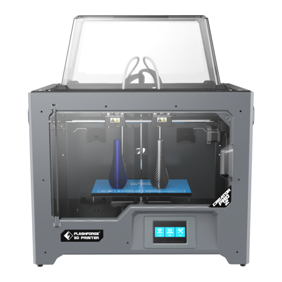 Flashforge Creator Pro 2 Quick Start Manual