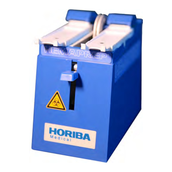 horiba HEMAPREP RAB316AEN User Manual