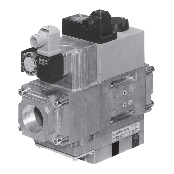 Dungs GasMultiBloc MB-VEF B01 Manual