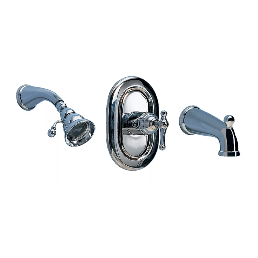 American Standard Bath/Shower Trim Kits T373.500 Installation Instructions