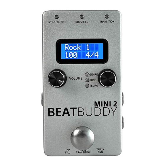 Singular Sound BeatBuddy Mini 2 Quick Start Manual