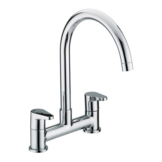 Bristan Quest Deck Sink Mixer Installation Instructions & User Manual