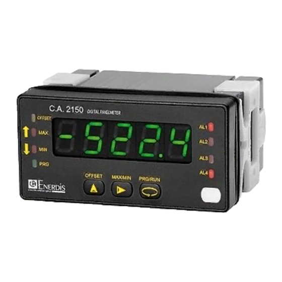 Enerdis C.A 2150-E Instruction Manual