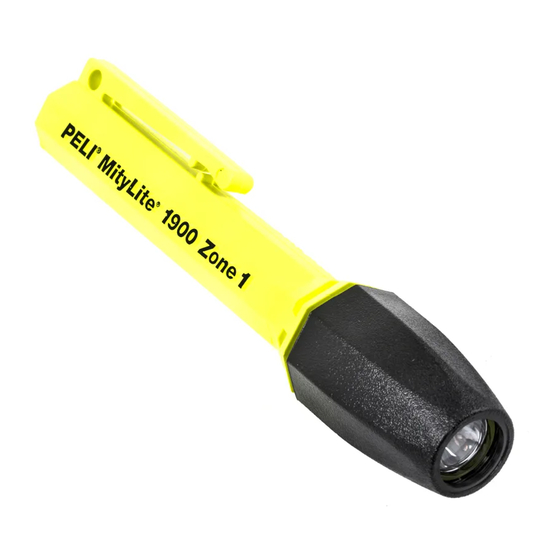 PELI Mitylite 1900 Zone 1 Manual