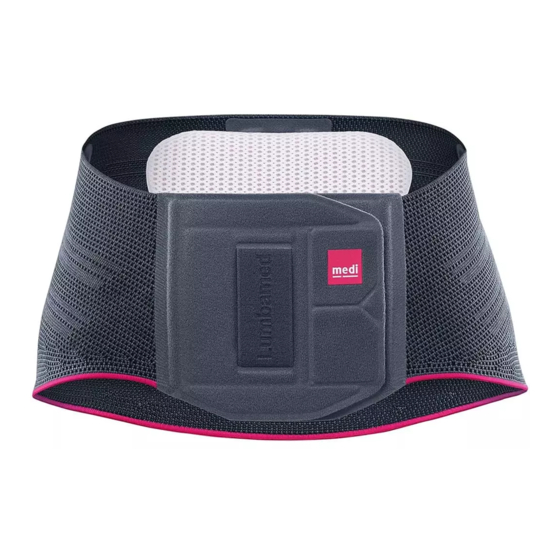 medi Lumbamed basic Manual