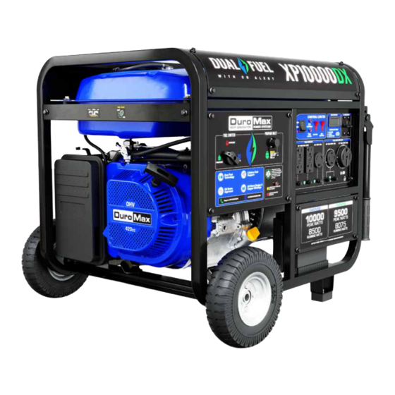 DUROMAX DUAL FUEL XP10000DX User Manual