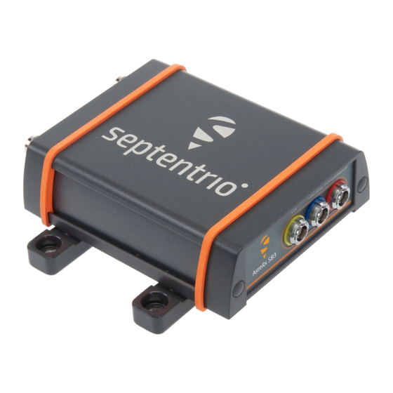 SEPTENTRIO AsteRx SB3 User Manual