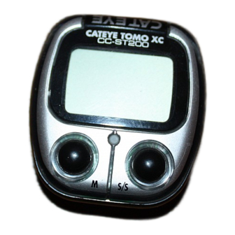 Cateye Tomo CC-ST200 - Cyclocomputer Manual