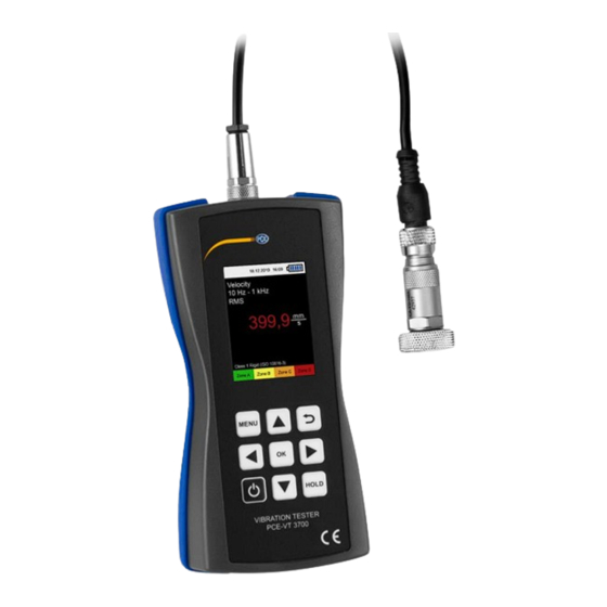 PCE Instruments PCE-VT 3700S User Manual