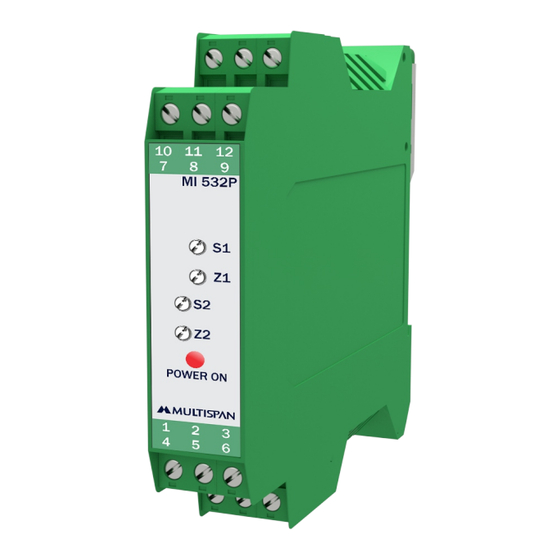 MULTISPAN MI-532P Manual