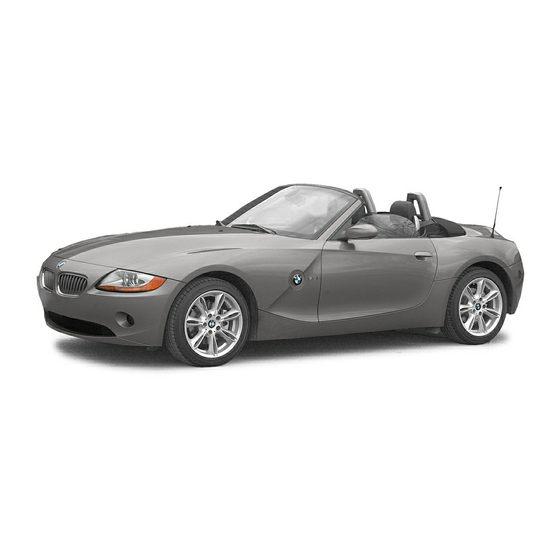 BMW Z4 2005 Owner's Manual