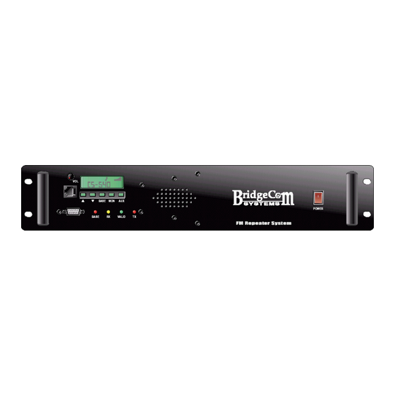 BridgeComSystems ComLink CS-540 Manuals