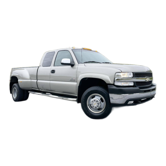Chevrolet 2001 3500HD Manual
