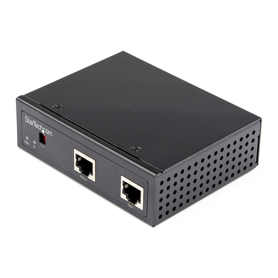 StarTech.com POESLT1G48V Quick Start Manual