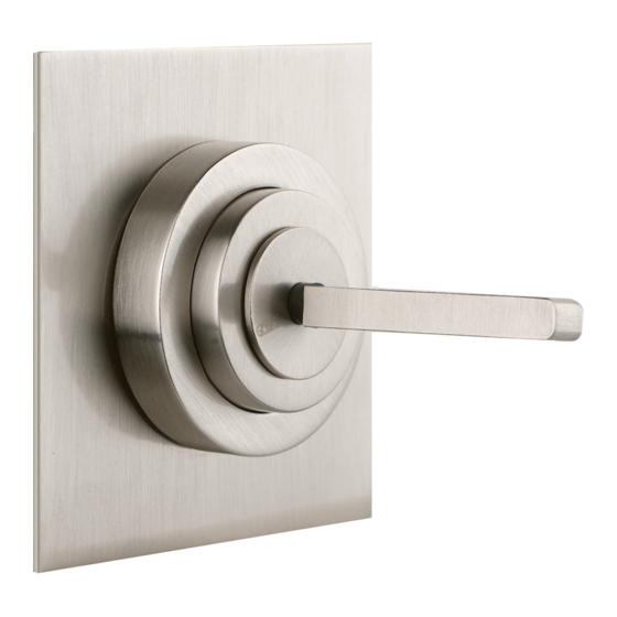 Gessi RETTANGOLO XL 26206 Manual