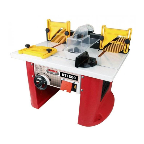 Lumberjack RT1500 Original Instructions Manual